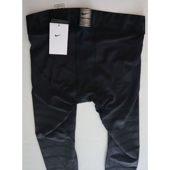 Nike Pro 812988 010 Men's Sz Medium Black Hyperrecovery Compression Tights $150 - Picture 6 of 10